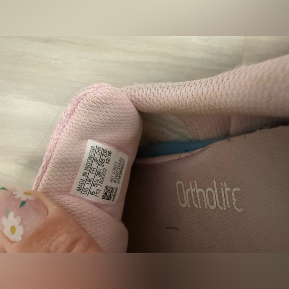 ADIDAS BABY PINK WEAVE SUPERSTAR TRAINERS SIZE 6 GOLD Logo - Picture 4 of 6